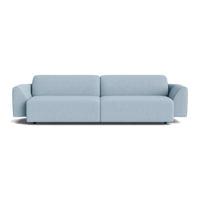 Saturday 3 personers sofa - Raisa Lyseblå - Slidstærk & Komfortabel - 300x105x80cm - Perfekt til afslapning & hygge i stuen