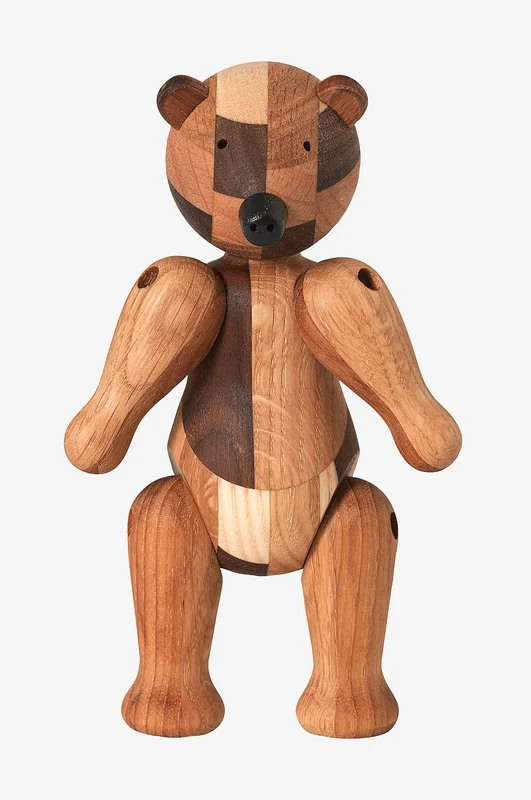 Kay Bojesen - Bjørn Reworked Anniversary lille mixed wood - Brun - Pynteting - Fra Homeroom