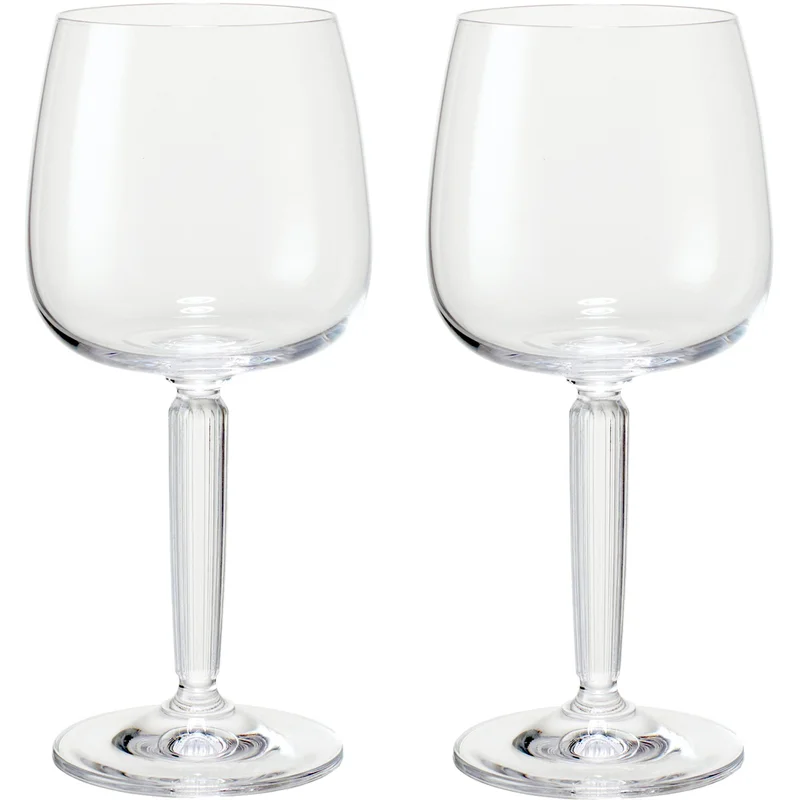 Kähler Hammershøi hvitvinsglass 35 cl Ø 8,5 cm 2 stk, klar