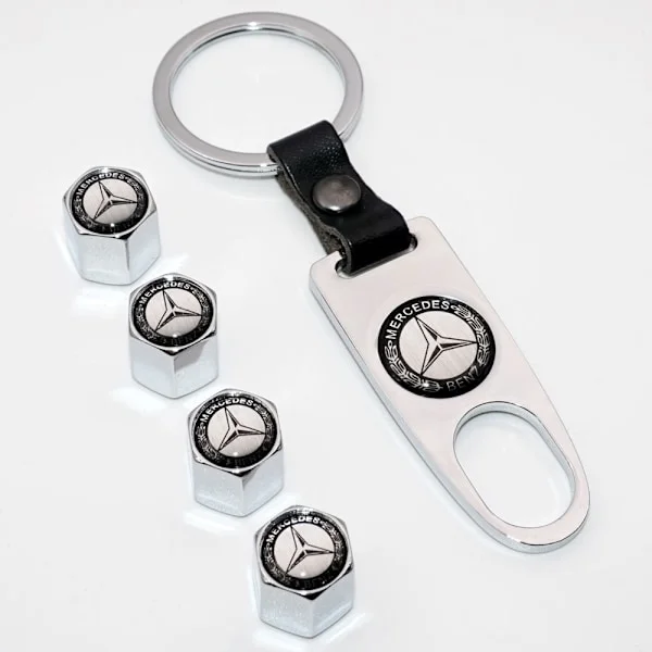 Mercedes logo ventilhattar i med nyckelring