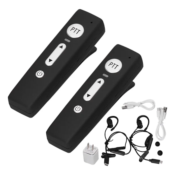 A01 Bluetooth Mini-radiopuhelimet kuulokkeella, erittäin kevyet langattomat 5.0-radiopuhelimet mikrofonilla 100–240 V US-pistoke