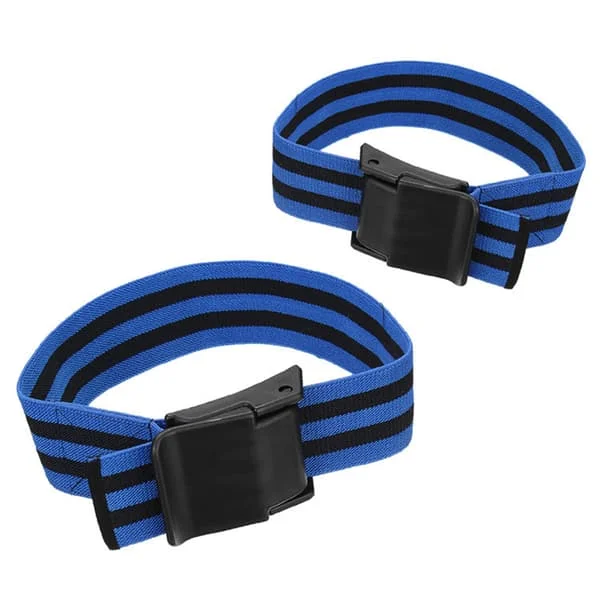 Trenings-BFR-bånd 2-pakning Blodstrømbegrensning Okklusjonstrening Armbånd Muskelbyggende Treningsbelte