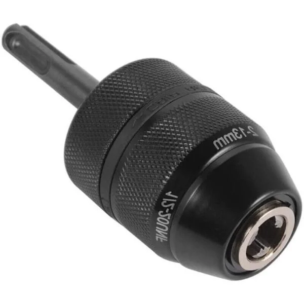 SDS Plus Adapter Chuck 213 mm, Kraftig Profesjonell 1/220UNF Borechuck, Nøkkelfri Hurtigutløserchuck med SDS-adapter
