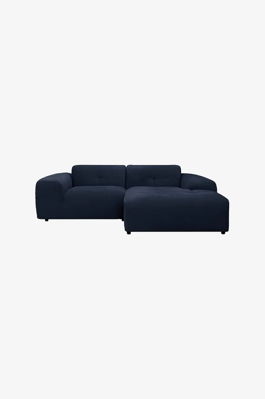 NORDICOMFY - Sofa Fab Liten sjeselong til høyre - Blå - Sofaer med sjeselong - Fra Homeroom