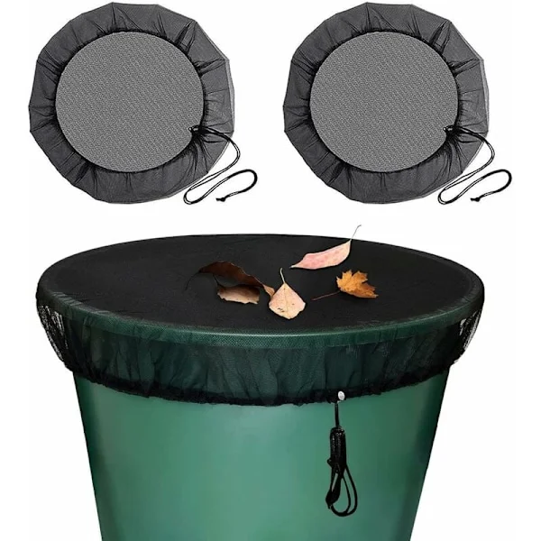 Pcs Rain Barrel Net, Rain Barrel Cover Net med dragsko, Adjus