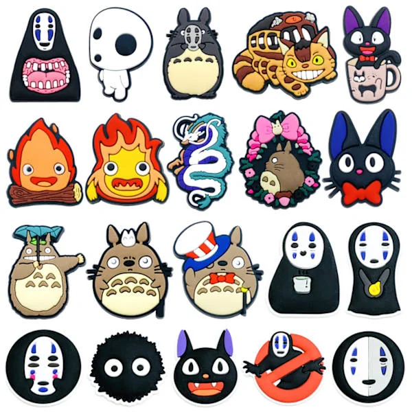20 stk perler sko charms, sjarm tilbehør for jenter kvinner Croc sko, klips på clog perler for sko