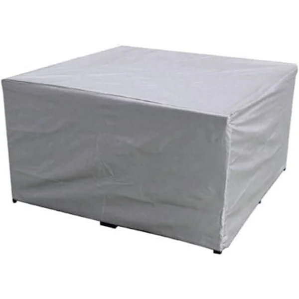 Havemøbelovertræk, vandtæt polyesterstof, til havebord og stole, anti-UV, til rektangulært havebord og stole - 11511570 CM.