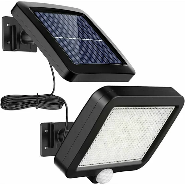 Solar Motion Light, Energibesparende Separat Solcellepanel For Hagesti Gård Garasje, Super Sterk Belysning Utendørs Lampe
