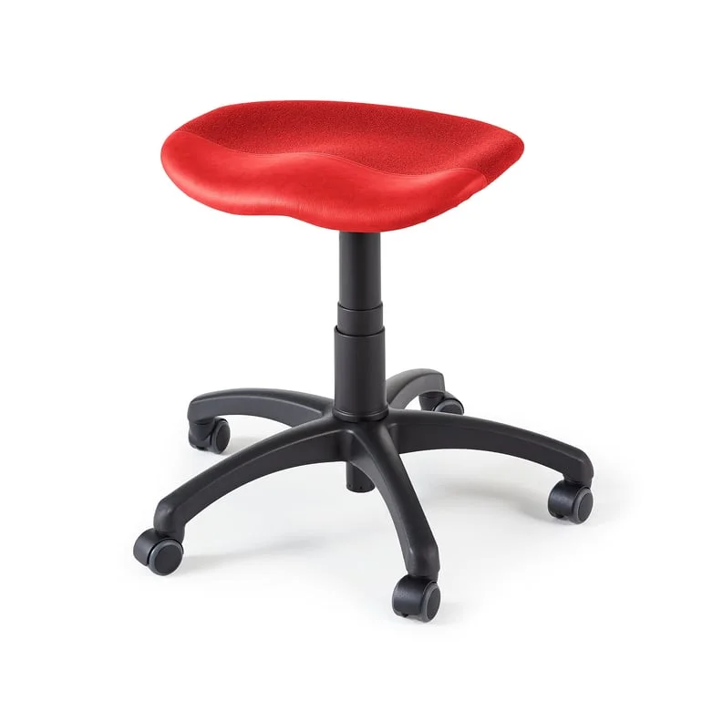 Saddle chair TYRA, red