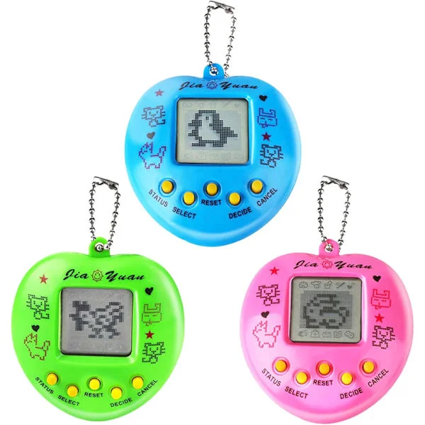 Pet Game Console, 3 Pcs Virtual Game Console, Retro Birthday