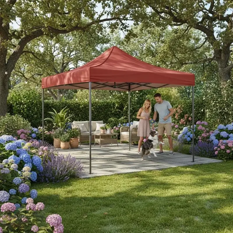 AliExpress - Toit de tente de réception 3x3 m Terracotta 270 g/m² – Housse de remplacement pour gazebo et pavillon