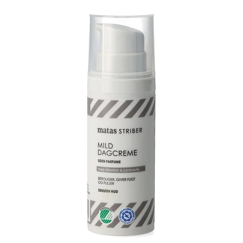 Matas Striber Mild Dagcreme til Sensitiv Hud Uden Parfume 50 ml, Hudpleje, Ansigtspleje, Dagcreme