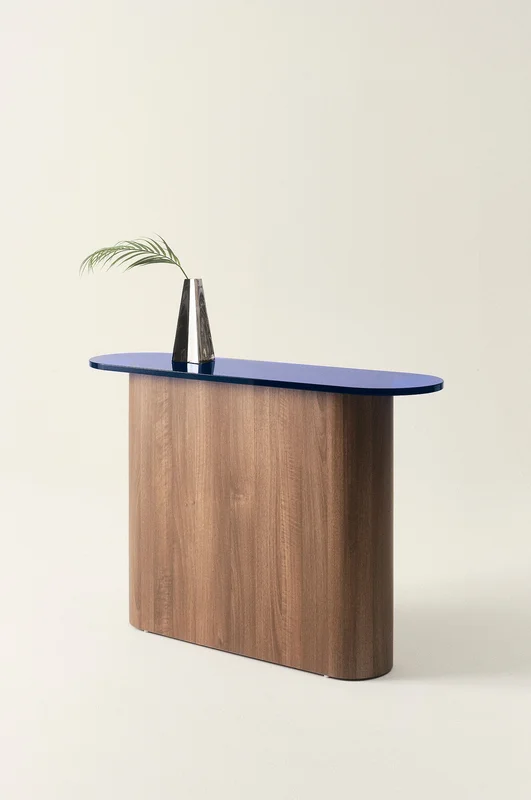 Jotex - Sidetable 35x120 Cm Blauw/walnoot Blauw/walnoot - LIVI - Koop Buffetkasten & Sidetables bij Jotex