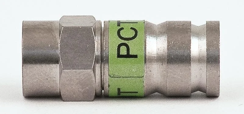 Televes PCT-TRS6L Kompressiokytkin RG-6, F-koiras, Antennimateriaalit