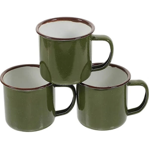 st Emaljmugg Emalj Kaffemugg Återanvändbar Emalj Temugg Vattendrickmugg