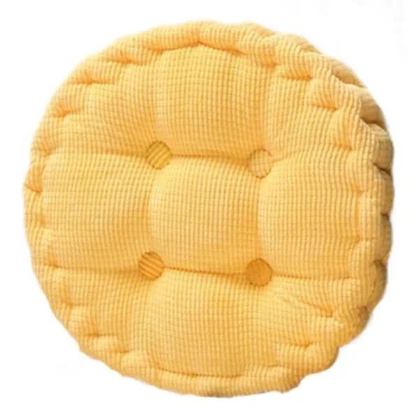 Stolpute, Rund sittepute for spisestoler, Komfortable polstrede stolputer for hjemmekontor, uteplass, bil 40 cm
