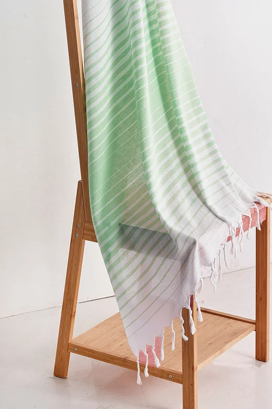 L'essentiel - Strandhåndkle Fouta Golge - Grønn - Håndklær - 90X180 - Fra Homeroom