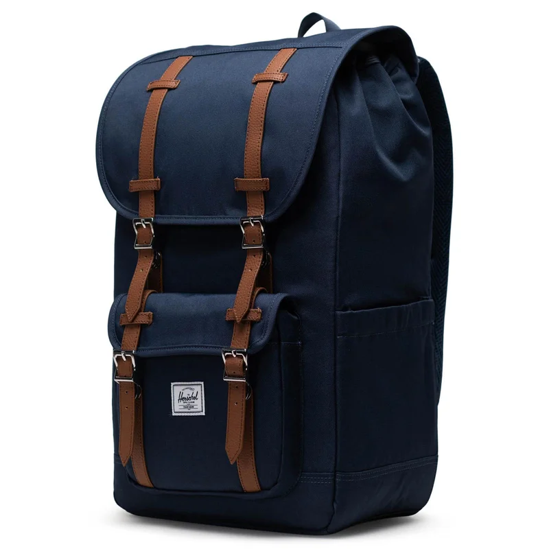 Herschel Little America rugzak in blauw voor mannen - Rugzakken