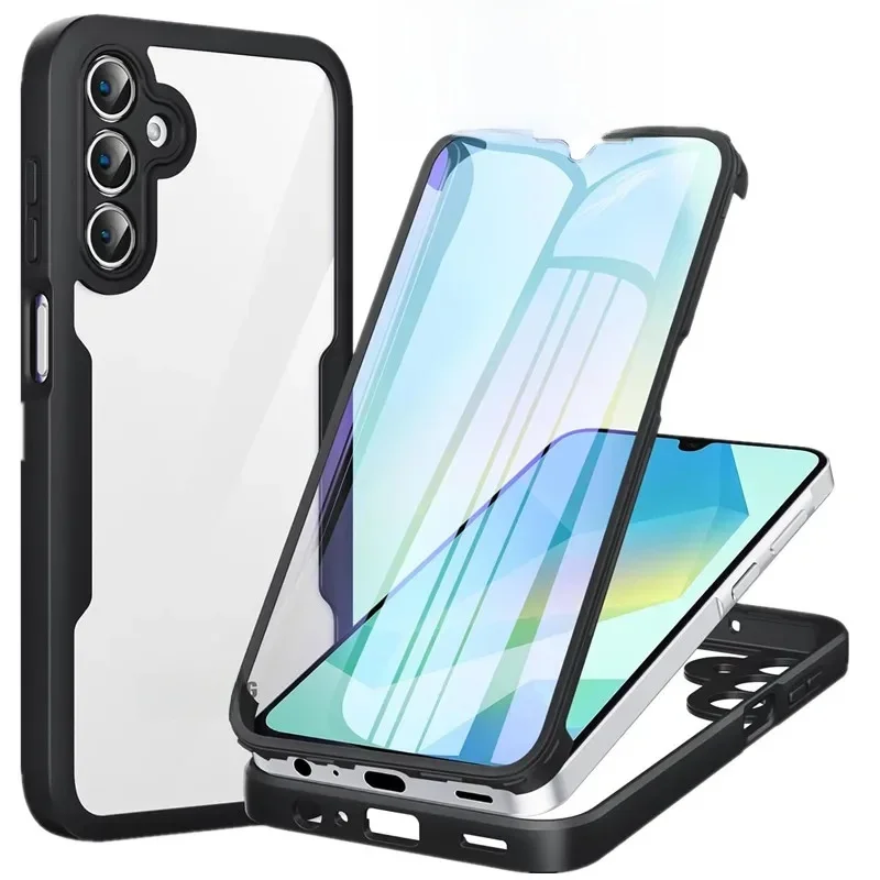 AliExpress - Étui de protection intégrale pour Samsung Galaxy A57 A37 A17 5G A56 A36 A26 A16 5G A55 A35 A25 A15 Housse de protection Funda Coque Capa