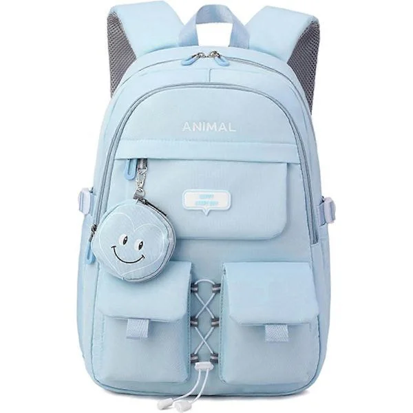 High School Backpacks, College Backpacks, Girls Backpacks, Backpacks with Handbags Blue Blue