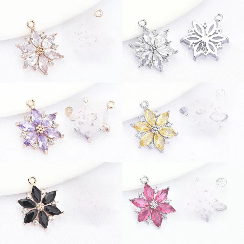 AliExpress - Bijoux en forme de fleur en laiton 24 carats, 9064x13.5mm, document en or, haute qualité, bricolage, résultats exécutifs, 4 pièces, 17.5