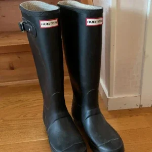 Svarta Hunter stövlar