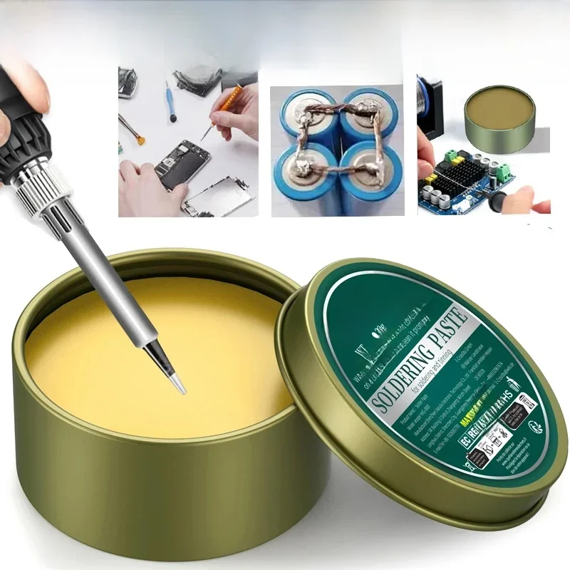 AliExpress - Pâte à souder Flux de colophane 10g/30g/100g Flux de soudage sans plomb réparation de fer pâte à souder étain à souder huile à souder 