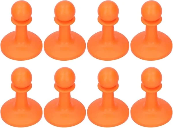 8 st Tält Åskskydd Tältstång Stöd Åskskydd för Utomhuscamping Vandring Tälttillbehör (Orange)