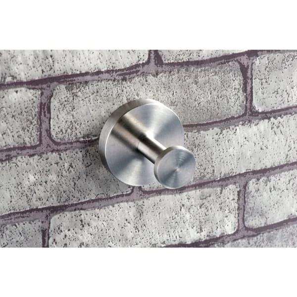 Exclusive Stainless Steel Towel Holder, Bathroom, Dishcloth, Hook, Holder, Towel Hanger, Coat Hanger, Hooks (Stainless Steel (Brushed))