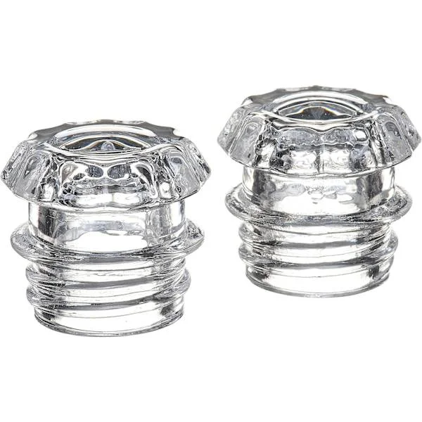 Heat-Resistant Glass Coffee Percolator Top, Transparent Glass Filter Knob Top for Electric and Portable Coffee Makers, Reusable Lid with Crystal