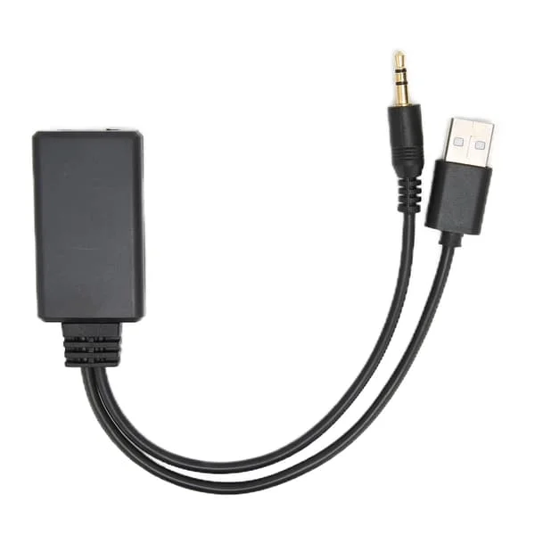 Bil AUX Bluetooth Audio Receiver Trådløs USB Bluetooth 5.0 HIFI Lydkvalitet
