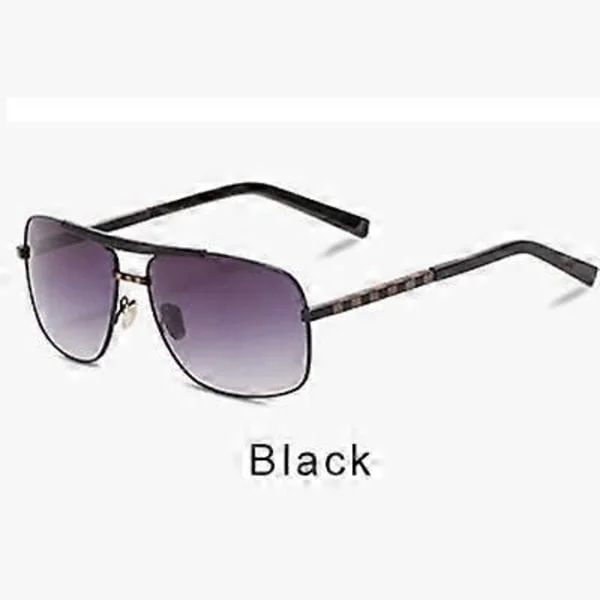 Vintage Firkantede Herre Solbriller Ny Ankomst 2022 Luksusmærke Designer Solbriller Til Mænd UV400 Oculos De Sol Masculino [DB]