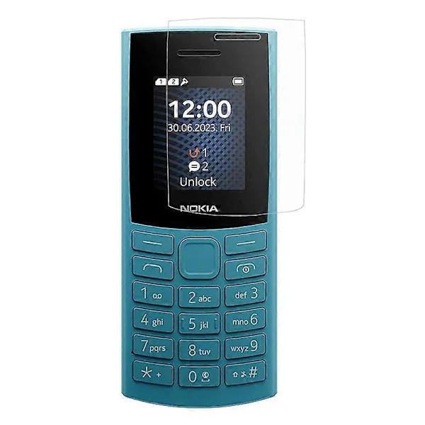 Yhteensopiva Nokia 105 4G (2023) puhelimen näytönsuojan kanssa, pehmeä PET naarmuuntumaton HD kirkas näytönsuojakalvo -lingling}