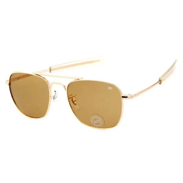 Aviator Solbriller Menn Kvinner 2021 vintage merke designer Amerikansk Hær Militær Optisk AO Solbriller Oculos de sol masculino