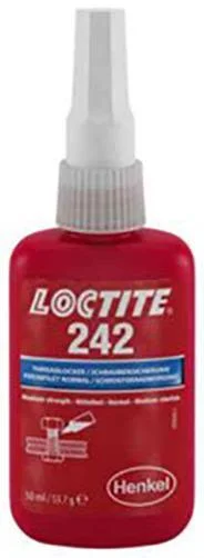 Loctite 242 Gänglåsning 50 ml, medelhög styrka, Kemteknik