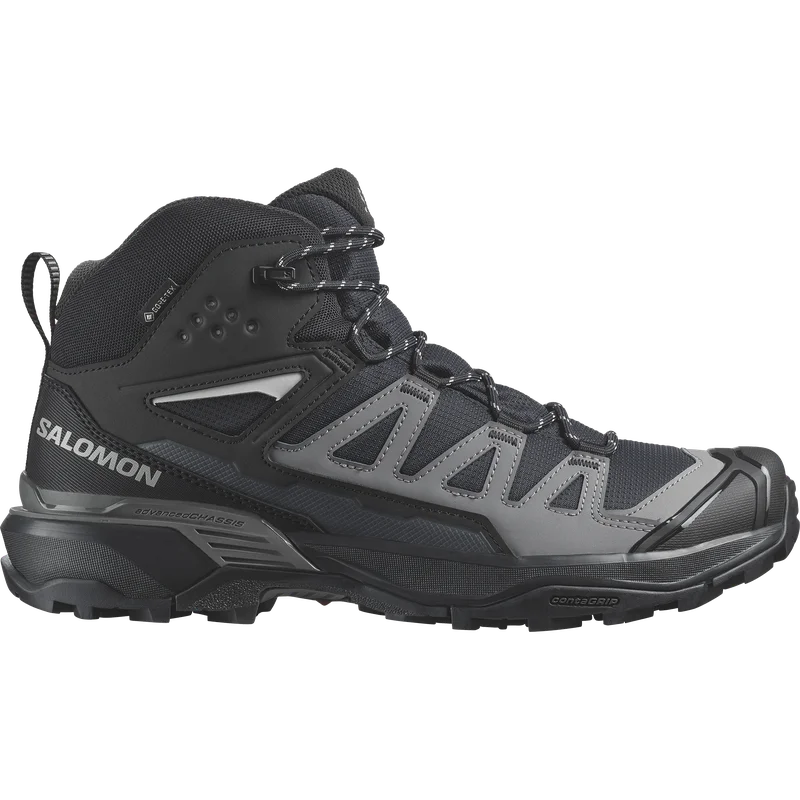 Salomon - Chaussures de randonnée et grande randonnée pour homme X Ultra 360 Mid GTX - Black / Magnet - 44⅔