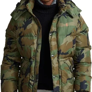 POLO RALPH LAUREN Men's Down Insulated Winter Parka Jacket Coat Camo