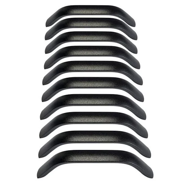 Förpackning med 10 lådhandtag och knoppar Köksskåpsdörrhandtag Skåpslåda Sovrumsmöbler Drag Centrumavstånd 128mm