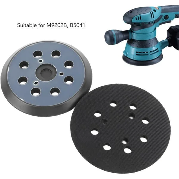 slipstycken125mm 8-håls självhäftande ersättningsslip för Makita BO M9202B BO5041 MT922