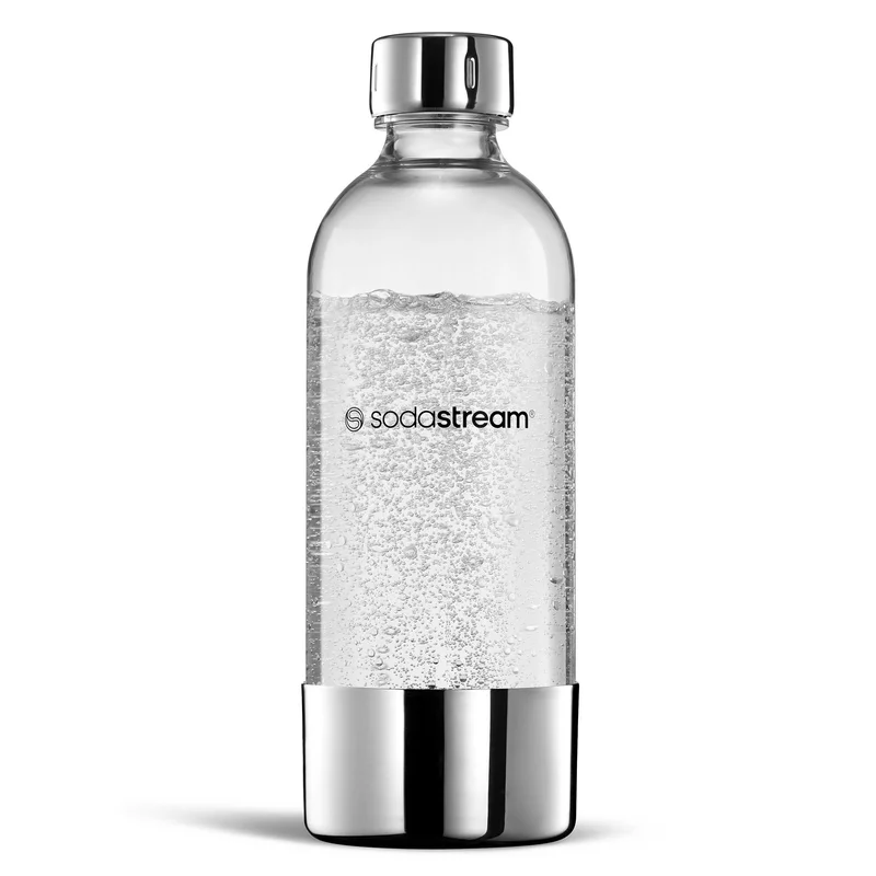 Sodastream Ensõ flaske, 1 liter' - 'Stål
