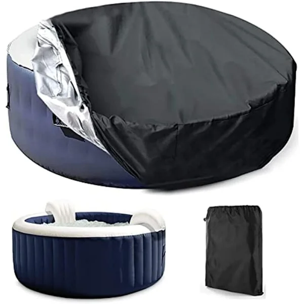 Protective Cover for Pool or Spa, Round Sun Protection for Outdoor Spa, Round Cover for Pool or SpaProtective-210x30cm