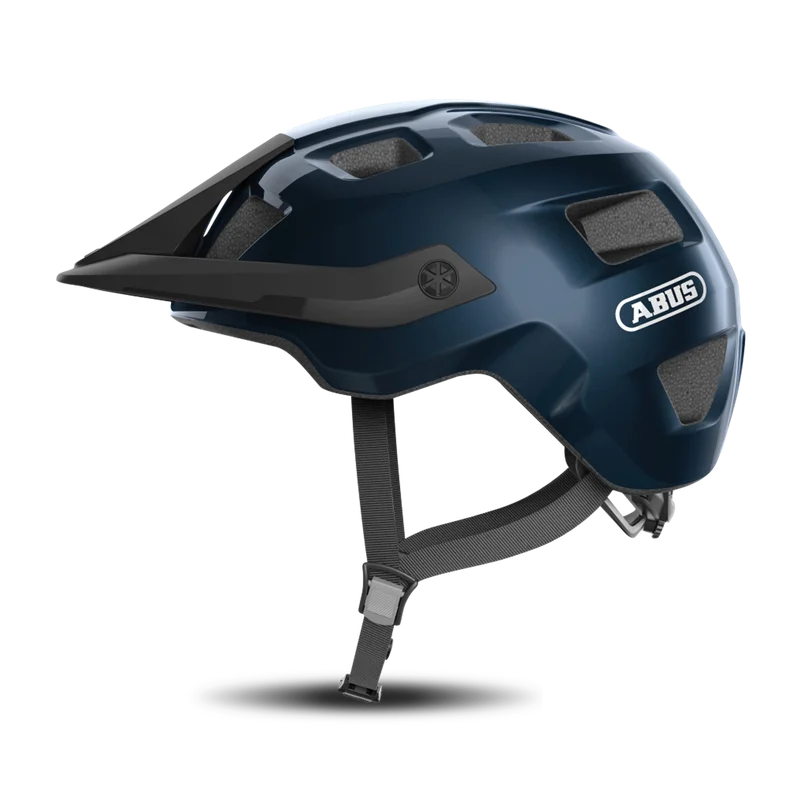 Kask MTB MTB Błyszczący Głęboki Granatowy S