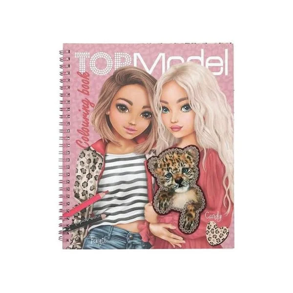 Ritning och färgläggning barn Top Model Målarbok Leo Heart
