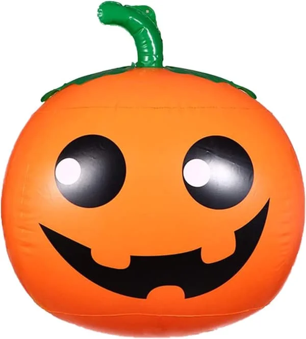 Halloween Oppblåsbar Gresskar Halloween Gresskar for Innendørs Utendørs Halloween Festutstyr Hage Plen Terrasse Hage Spøkelseshus Dekor