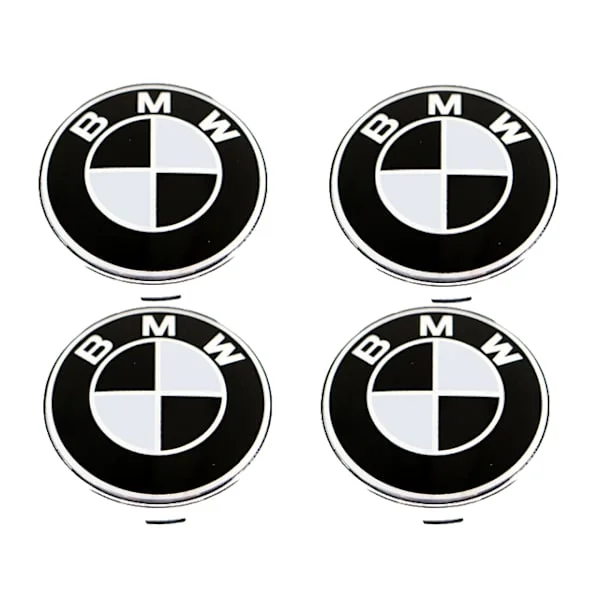 BMW centrumkåpor till fälgarna 60mm passar 57mm hål 4-pack