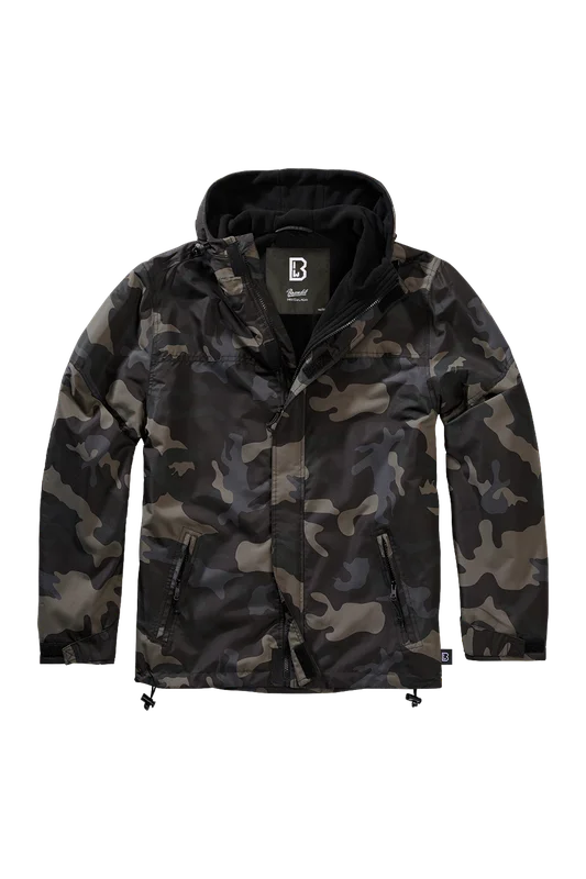 Bunda Brandit Brandit Windbreaker Frontzip Tmavá Maskáčová XL