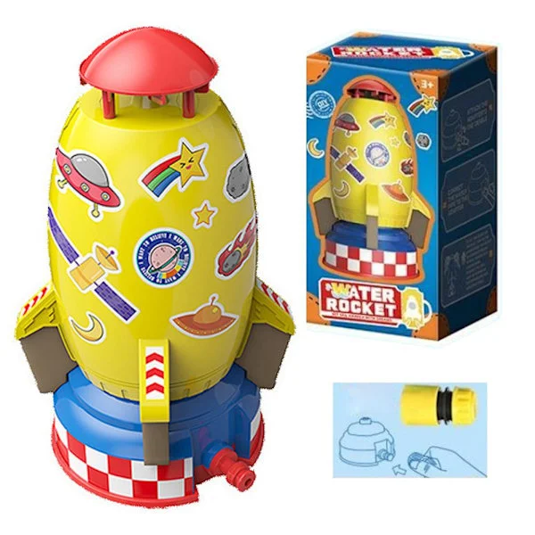 Rakett Vannspreder Flygende Rakett Vannspreder Rom Vannspreder Oppskytingslekesett Leke Vann C5Z2‘-PO-