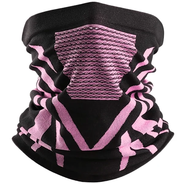 Outdoor Sports Winter Neck Warmer Leggings Windproof Mask Balaclava - Pink - for Outdoor, Training