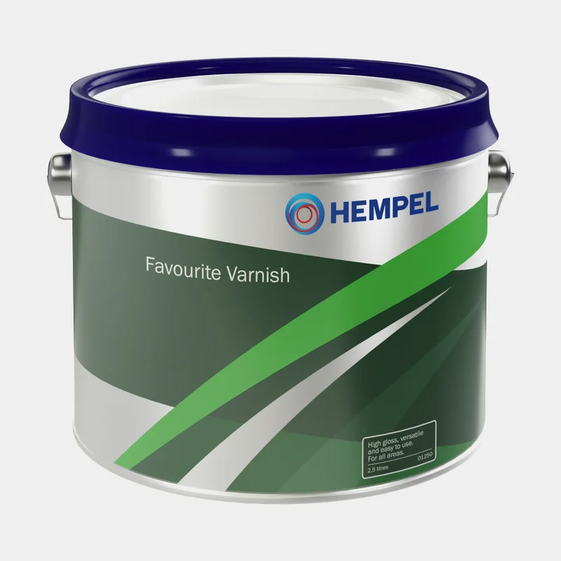 Fernis / klarlak Hempel Favourite Varnish, 750 ml - Clear (00000) - Bådmaling