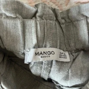 Grå linnebyxor från Mango XS